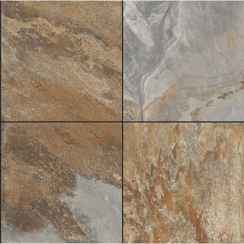 Cerasun Savona Multi Anthracite 60x60x4cm