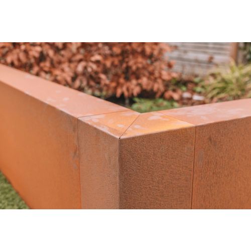 Corten Overzetstuk Hoek 170/170x450x120mm