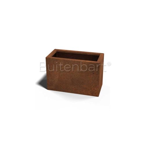 Cortenstaal Plantenbak Rechthoek 30x60cm, hoogte 60cm