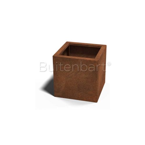 Cortenstaal Plantenbak Vierkant 40x40cm, hoogte 60cm