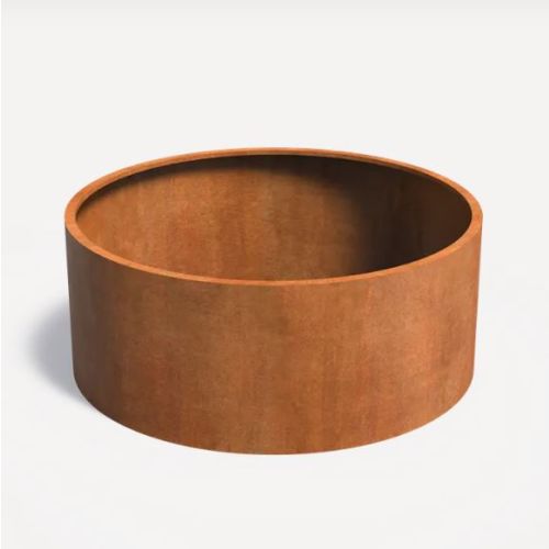 Cortenstaal Plantenbak Rond diameter 200cm, hoogte 80cm