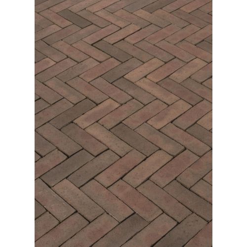 Gebakken Dikformaat Peraldo Rood-Bruin genuanceerd 8cm