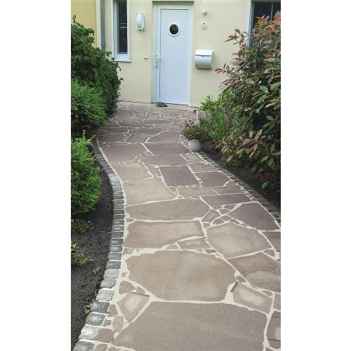 Flagstones Porfier Normaal Rood bruin