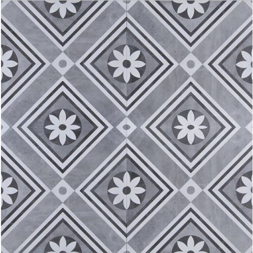 GeoCeramica Concreet Flower dec 60x60x4cm