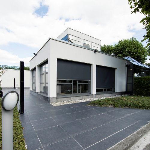 GeoCeramica® 60x60x4 Impasto Negro| Buitenbart.nl