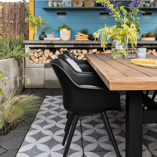 GeoProArte Flowers Dark Flower 60x60x4cm