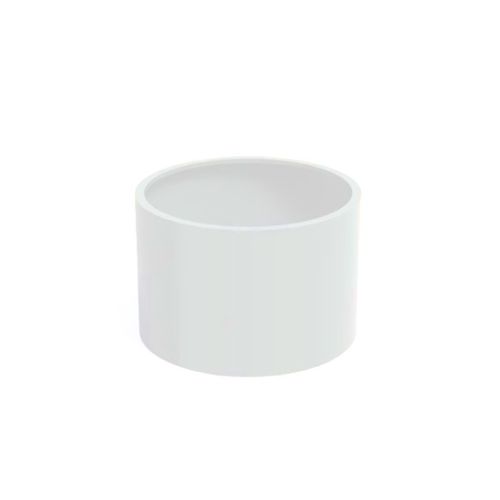 Gepoedercoat Aluminium Wit Plantenbak Rond diamter 120cm, hoogte 80cm