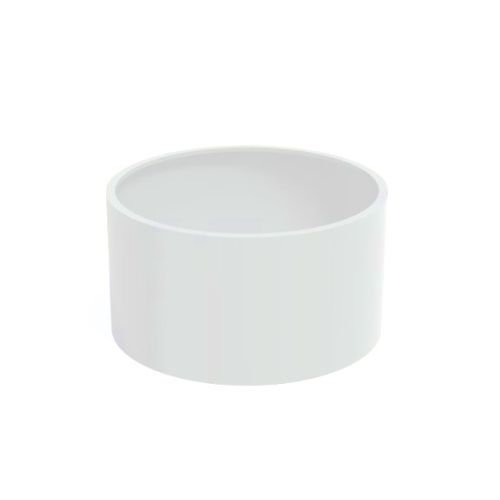 Gepoedercoat Aluminium Wit Plantenbak Rond diamter 150cm, hoogte 80cm