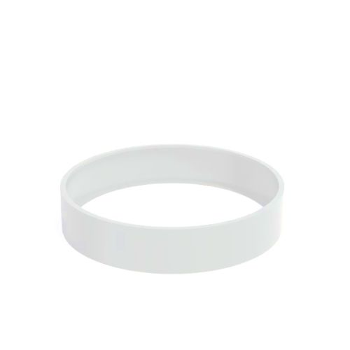 Gepoedercoat Aluminium Wit Plantenbak Rond diameter 200cm, hoogte 40cm