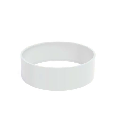 Gepoedercoat Aluminium Wit Plantenbak Rond diamter 200cm, hoogte 60cm