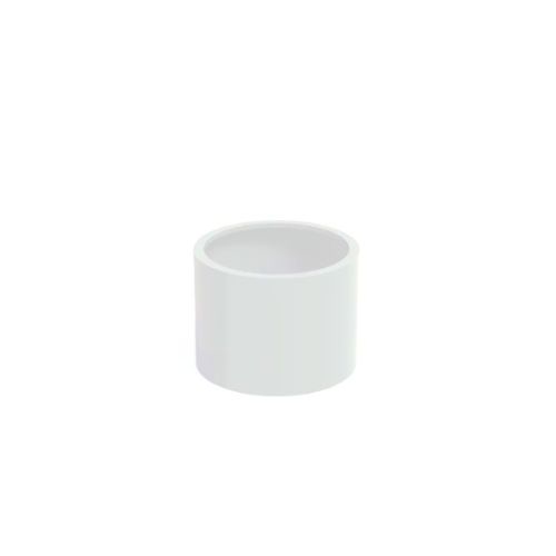 Gepoedercoat Aluminium Wit Plantenbak Rond diamter 80cm, hoogte 60cm