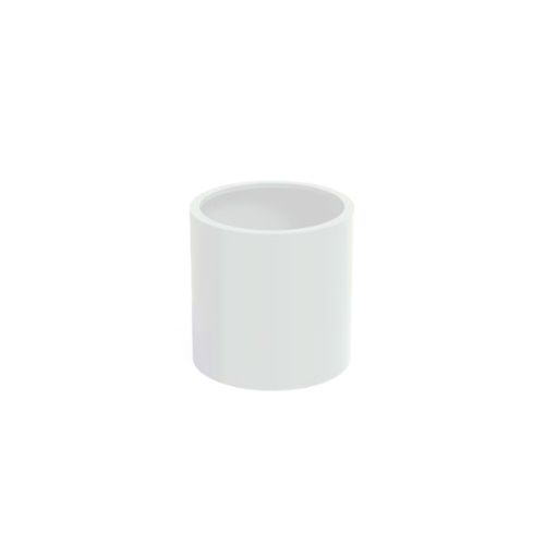 Gepoedercoat Aluminium Wit Plantenbak Rond diamter 80cm, hoogte 80cm