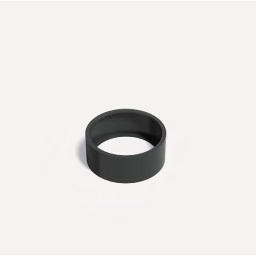 Gepoedercoat Aluminium Zwart Plantenbak Rond diameter 100cm, hoogte 40cm