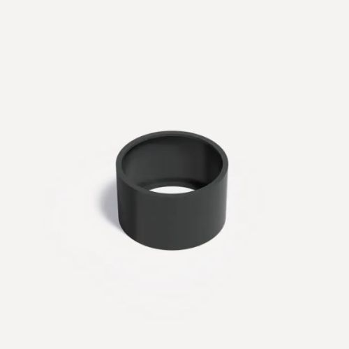 Gepoedercoat Aluminium Zwart Plantenbak Rond diamter 100cm, hoogte 60cm
