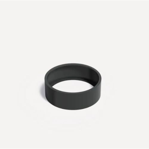 Gepoedercoat Aluminium Zwart Plantenbak Rond diameter 120cm, hoogte 40cm