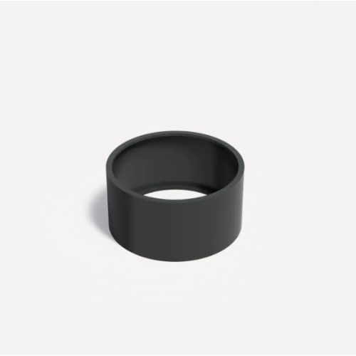 Gepoedercoat Aluminium Zwart Plantenbak Rond diamter 120cm, hoogte 60cm