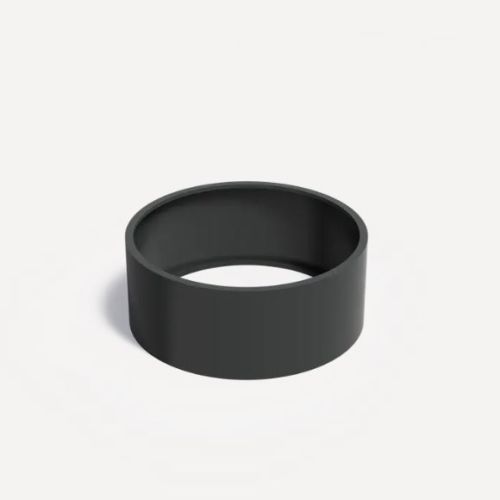 Gepoedercoat Aluminium Zwart Plantenbak Rond diamter 150cm, hoogte 60cm