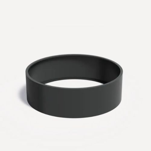 Gepoedercoat Aluminium Zwart Plantenbak Rond diamter 200cm, hoogte 60cm