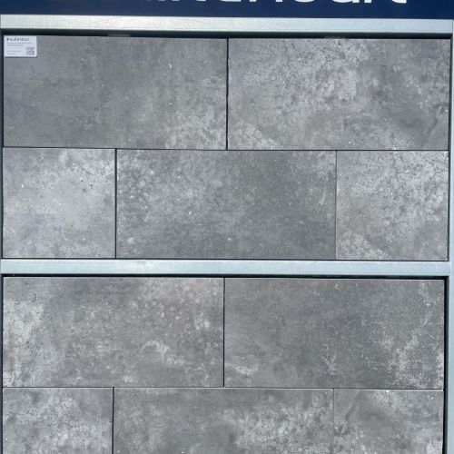 Keramiek op Onderbeton Serana Antracite 30x60x4cm