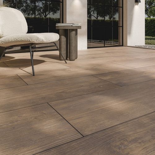 Keramisch Woodlook Nordwood Dark 40x120x3cm