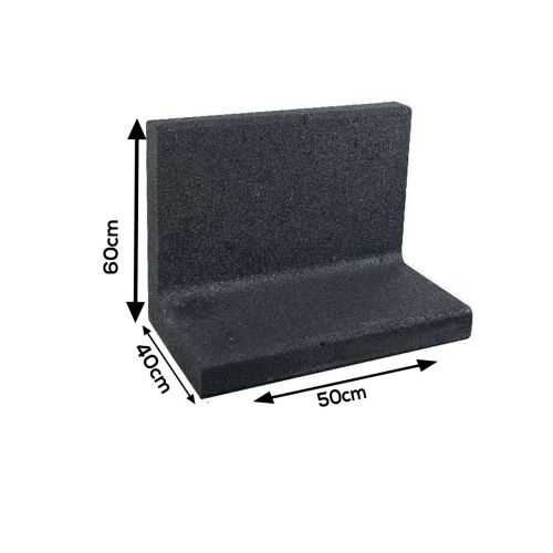 L-element Zwart 50x40x60cm