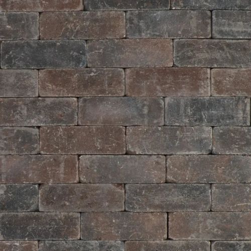 Metro Trommelsteen Bruin-Zwart 21x7x7cm