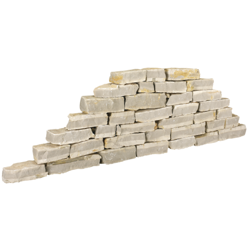 Natuursteen Muurblok Aseria Yellow Broodjes natuurlijk verband