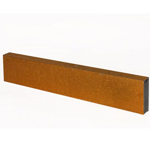 Overzetprofiel Opsluitband 5cm Ongelijkzijdig 220x5x20x5,5cm Cortenstaal