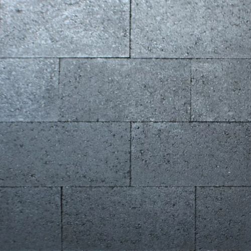 Vlaksteen 90x90x3 antraciet