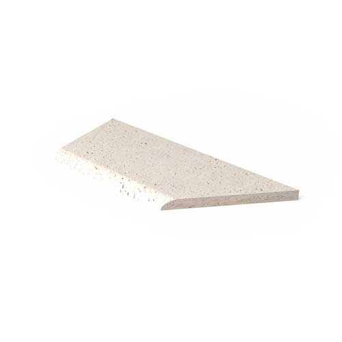 Oud Hollandse Zwembadrand HOEK LINKS Creme (100/60x40x5cm)