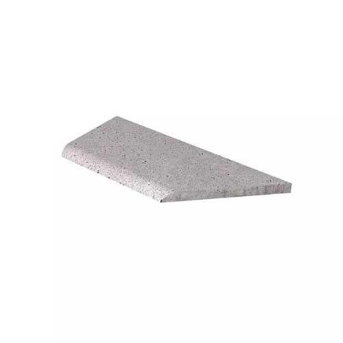 Oud Hollandse Zwembadrand HOEK LINKS Grijs (100/60x40x5cm)