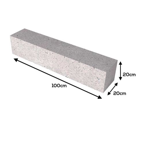 Oud Hollands Stapelelement Grijs 100x20x20cm