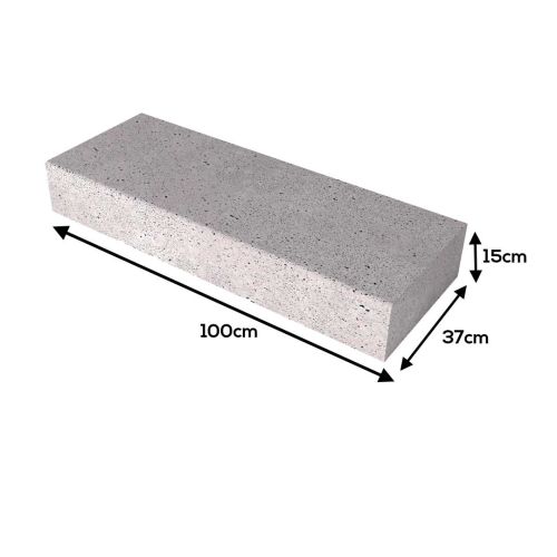 Oud Hollandse Traptrede Grijs 100x37x15cm