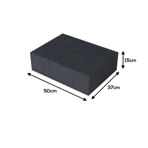 Oud Hollandse Halve Traptrede Carbon 50x37x15cm