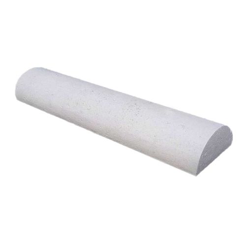 Parkeerband Stootband Betonwit 2 rechte zijkanten 20x17x95cm