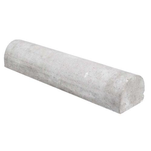 Parkeerband Stootband Grijs 2 rechte zijkanten 20x17x95cm