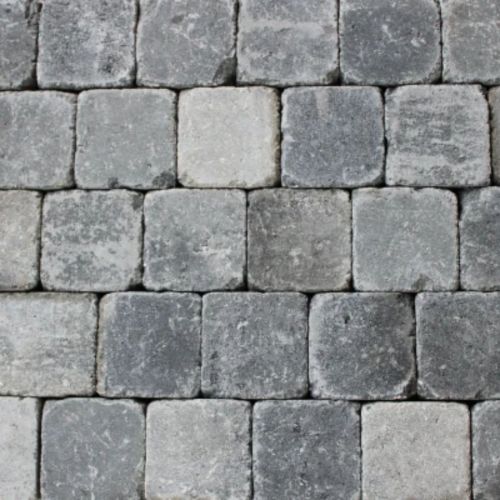 Patina Trommelsteen Mist 10x10x6cm