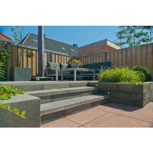 Patioblok strak Antraciet 30x10x12cm