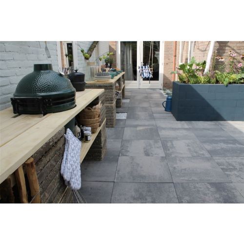 Plaza Plus F30 Grijs/zwart 60x60x6cm