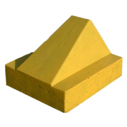 Schrikblok Bermblok Geel 60x50x40cm