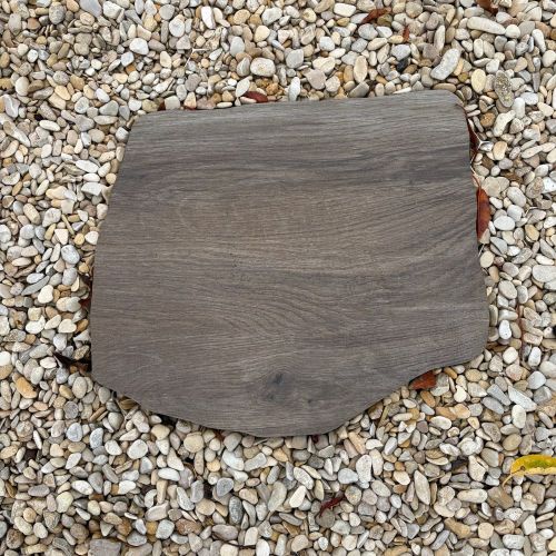 Staptegel Flagstone Keramisch Holz Marrone Ø42x36x2cm