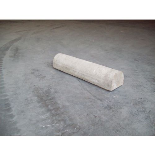 Varkensrug Parkeerbiels Grijs 2 rechte zijkanten 20x11x95cm