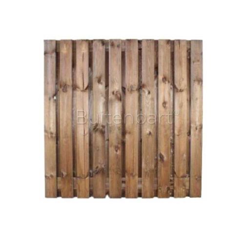 Topline Schuttingscherm Extra hoog 220x180cm, Grenen Bruin Verduurzaamd, 16mm
