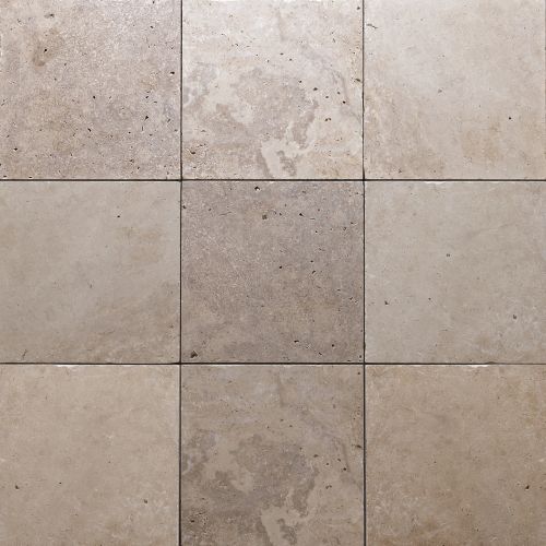 Travertin Terrastegels Antique Honed 40x40x3