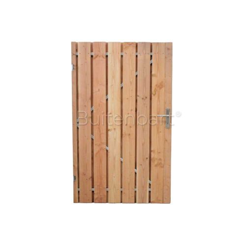 Tuinpoort Trendline Easy Douglas Geschaafd Onbehandeld 120x190cm Linksdraaiend