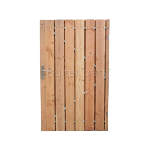 Tuinpoort Trendline Easy Douglas Geschaafd Onbehandeld 130x190cm Rechtsdraaiend