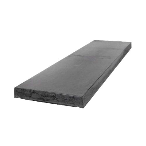 Vlakke Muurafdekplaat Beton Antraciet 15x100x5cm