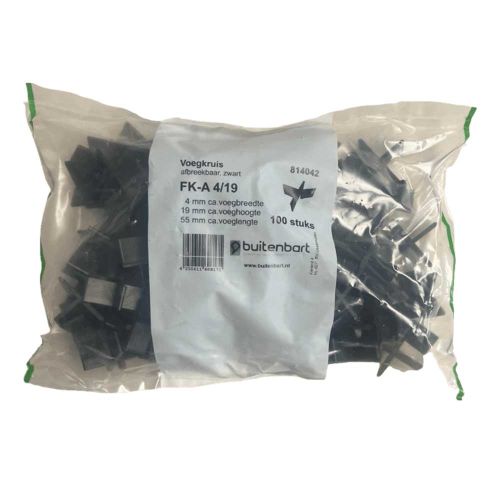 Voegkruizen 4mm zak van 100 stuks